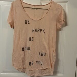 Hollister Light Pink Graphic Tee